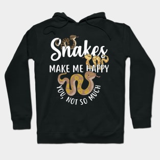 Snakes Make Me Happy Python Hoodie